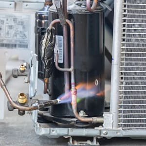AC Compressor Service Brazing