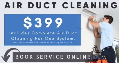 Air Duct Cleaning Offer book now