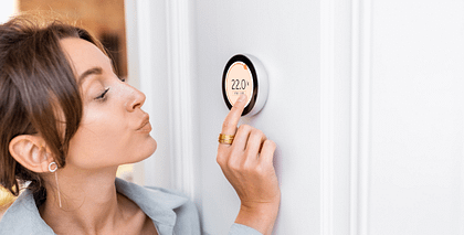 Happy customer with nest thermostat AC & Heat Services